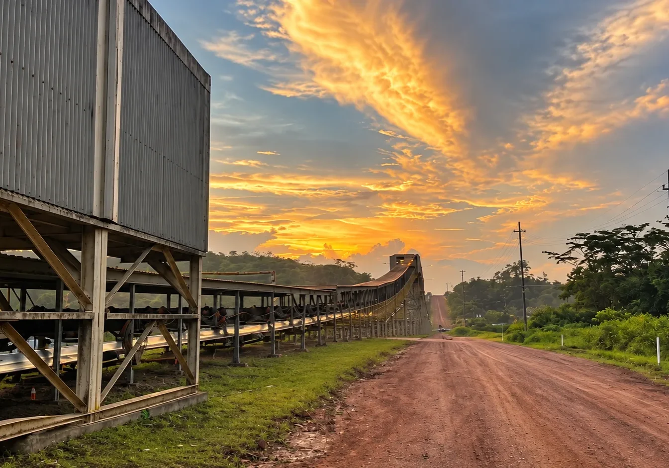 overland-coal-conveyor-system-indonesia-mine